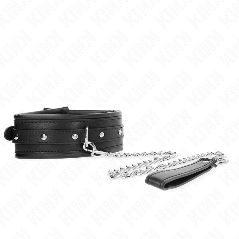 KINK - KRAAG MET 65 CM BAND, GLANZENDE GESP 48,5 CM X 5,3 CM