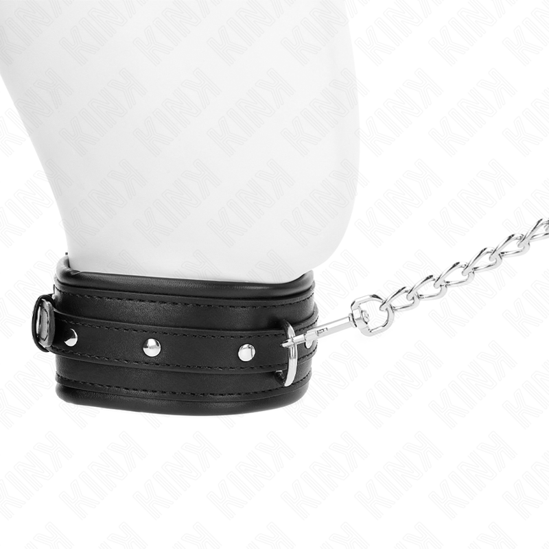 KINK - KRAAG MET 65 CM BAND, GLANZENDE GESP 48,5 CM X 5,3 CM