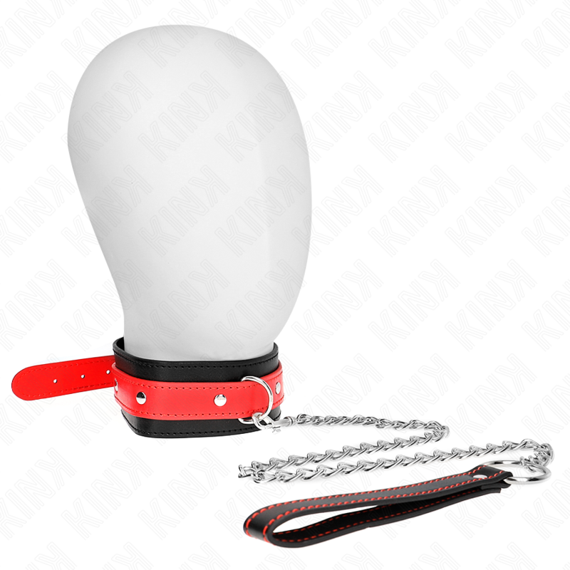 KINK - KRAAG MET 65 CM ROOD VERSTELBAAR 36-43 CM X 5 CM
