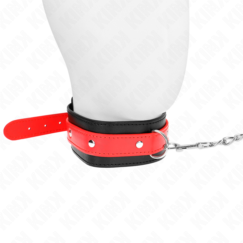 KINK - KRAAG MET 65 CM ROOD VERSTELBAAR 36-43 CM X 5 CM