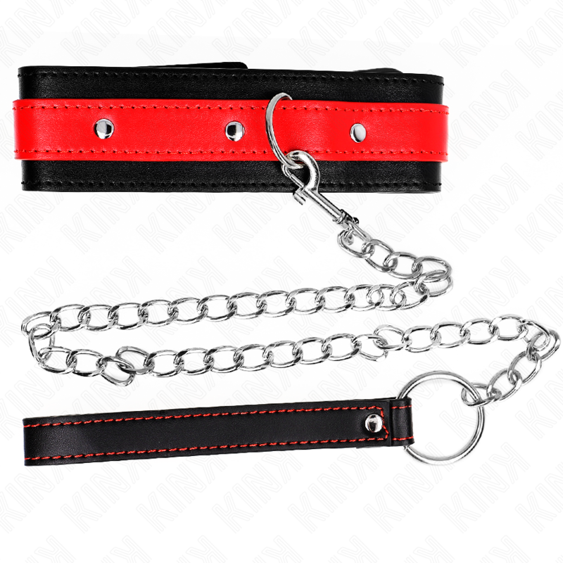 KINK - KRAAG MET 65 CM ROOD VERSTELBAAR 36-43 CM X 5 CM