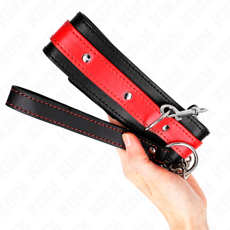 KINK - KRAAG MET 65 CM ROOD VERSTELBAAR 36-43 CM X 5 CM