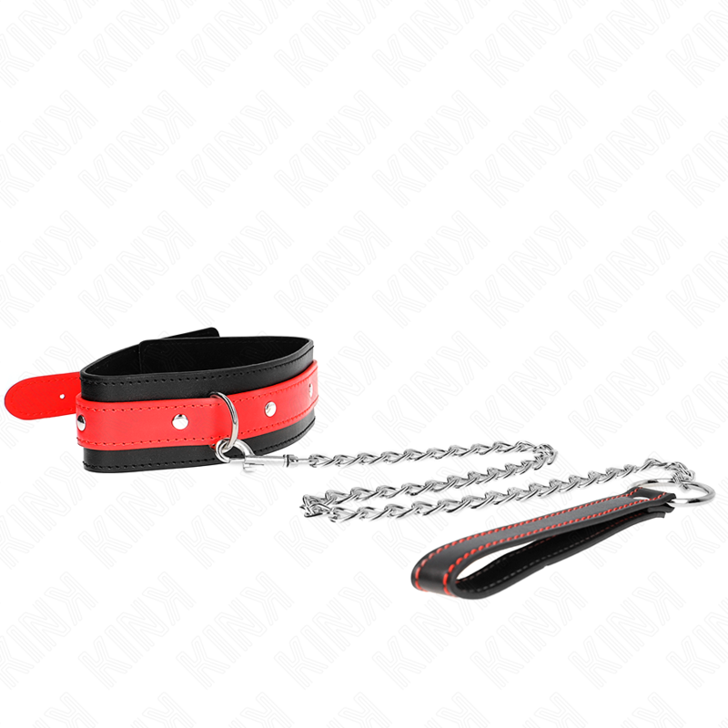 KINK - KRAAG MET 65 CM ROOD VERSTELBAAR 36-43 CM X 5 CM