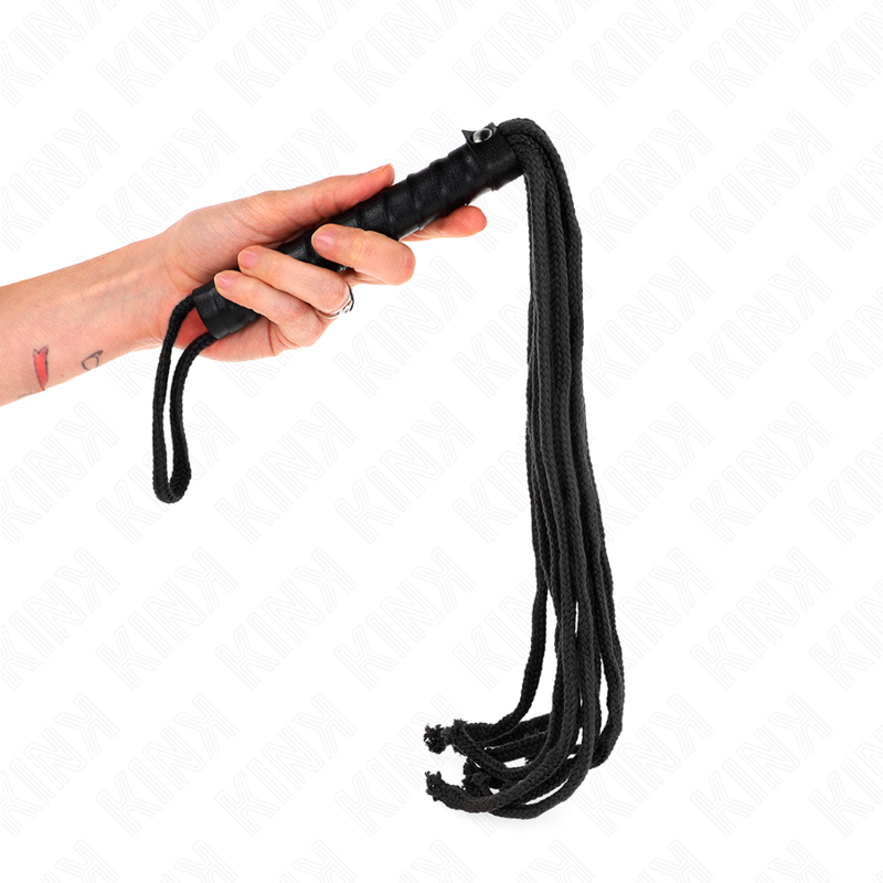 KINK - ZWARTE TOUW ZWEEP 56 CM