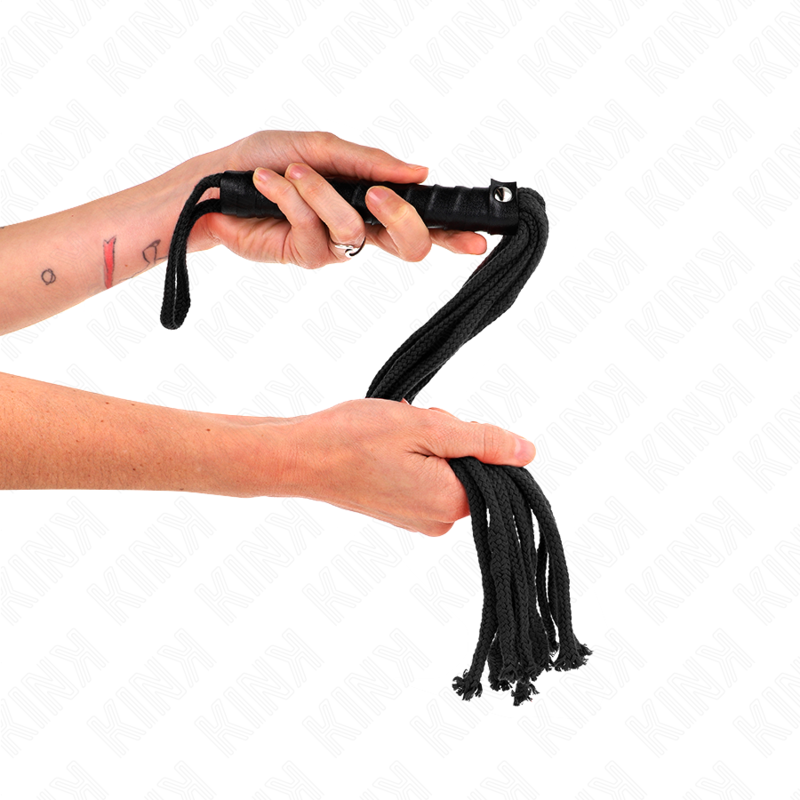 KINK - ZWARTE TOUW ZWEEP 56 CM