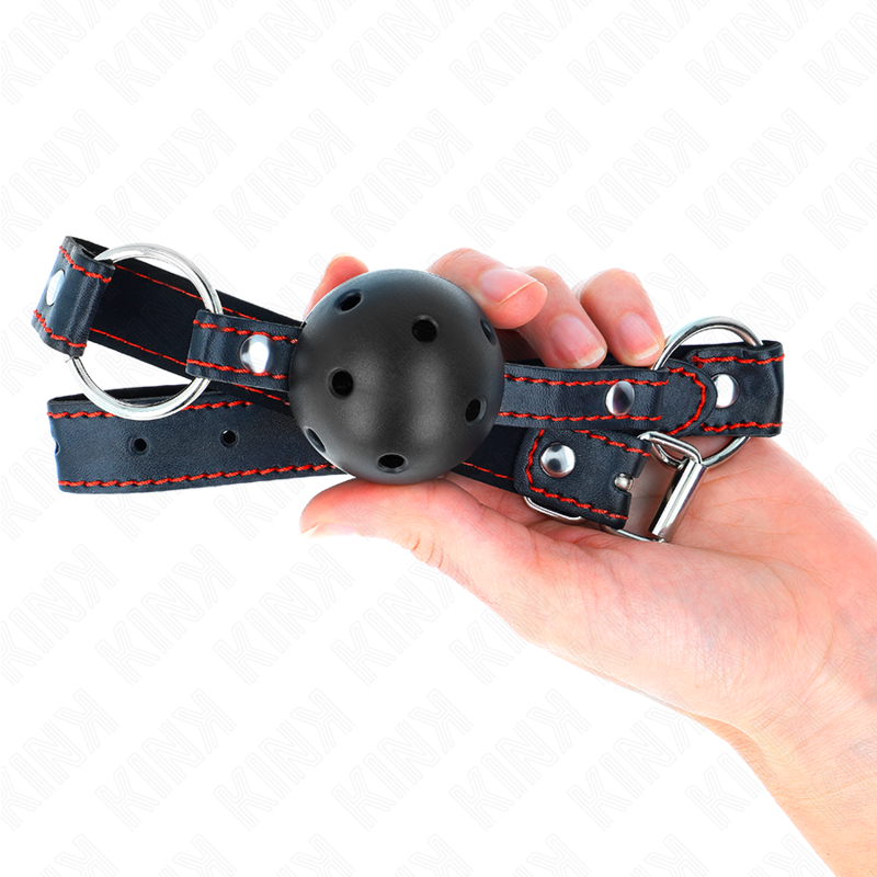 KINK - 4,5 CM ZWARTE HARDE HOLLE BOL KLEM MODEL 2 65 x 2,5 CM
