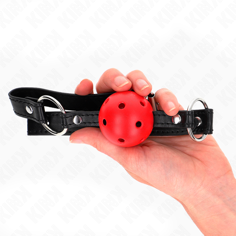 KINK - 4,5 CM ROOD HARD HOLLE BALGREEP MODEL 1 63,5 X 2 CM