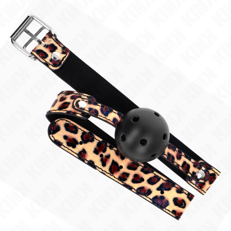 KINK - BALL GAG 4,5 CM ADEMEND LUIPAARD 65 x 2,5 CM
