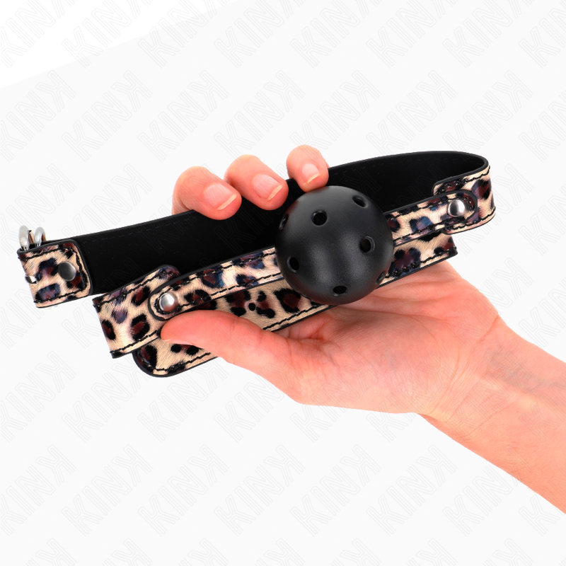 KINK - BALL GAG 4,5 CM ADEMEND LUIPAARD 65 x 2,5 CM