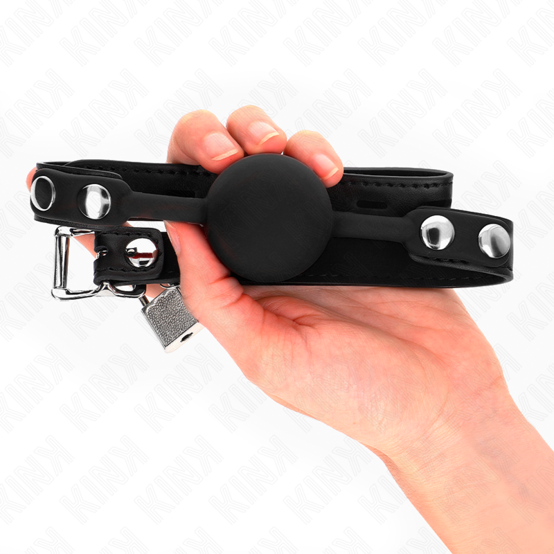 KINK - 4 CM SILICONEN KOGELKLEM MODEL 1 MET SLOT 60 x 2 CM