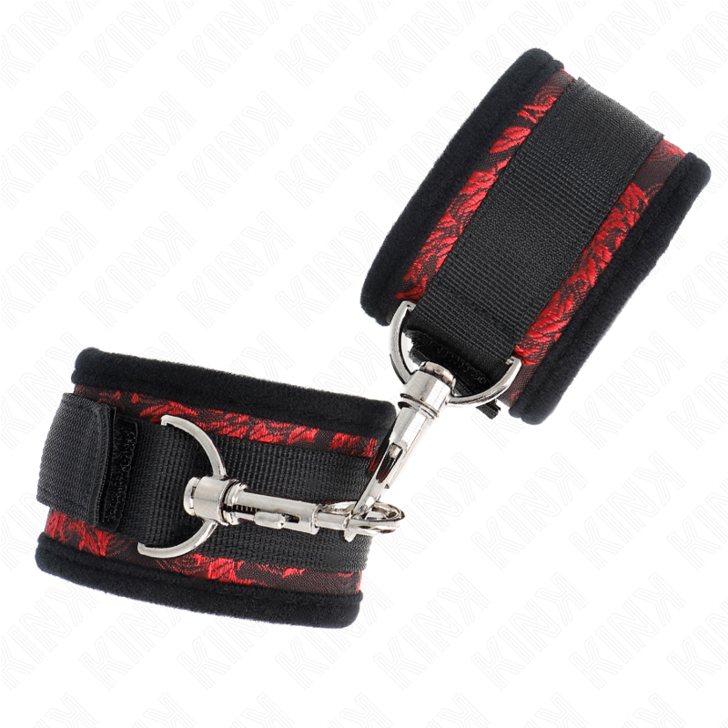 KINK - ROOD-ZWARTE SCHANDAAL DESIGN POLSBANDJES