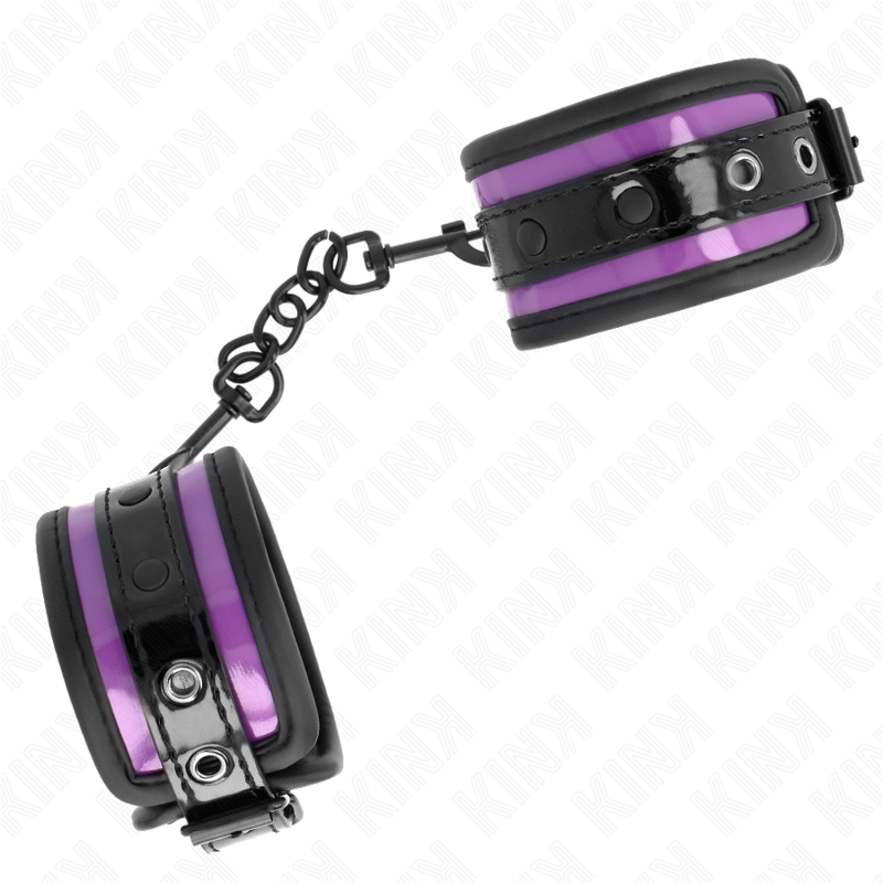 KINK - VERSTELBARE LILA NEOPREEN POLSBANDJES 21-28 CM X 5 CM