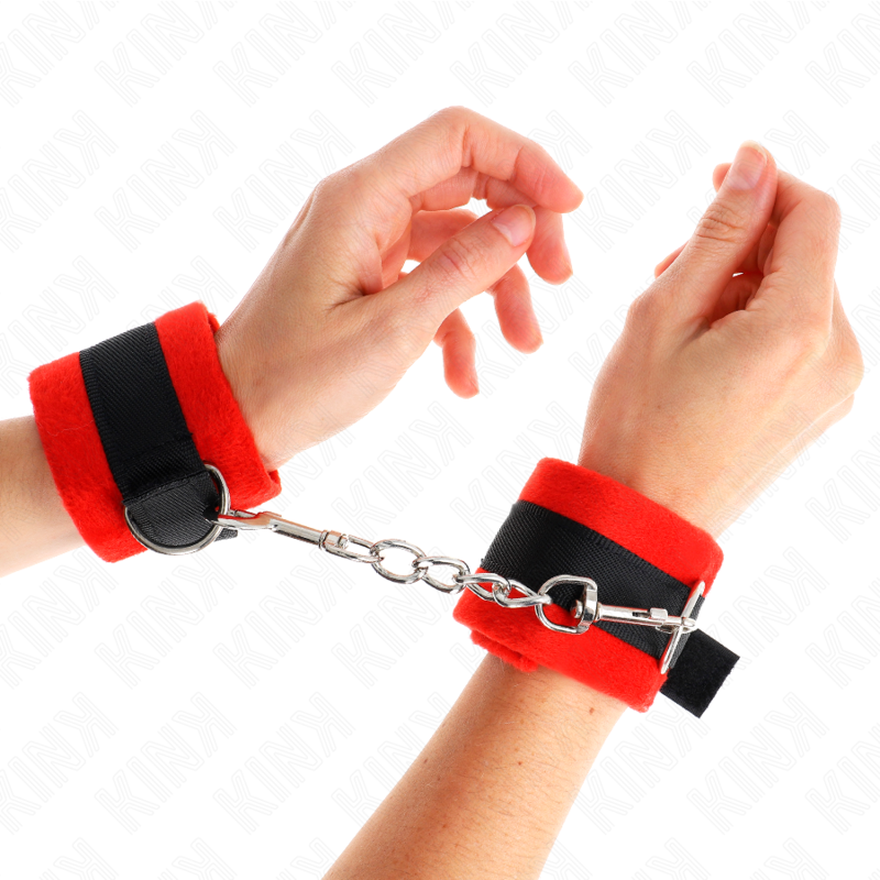 KINK - POLSBANDJES VOOR BEGINNERS ZWART-ROOD 30 X 7 CM