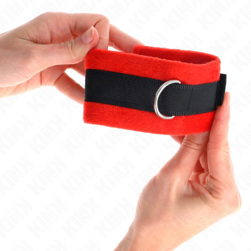 KINK - POLSBANDJES VOOR BEGINNERS ZWART-ROOD 30 X 7 CM