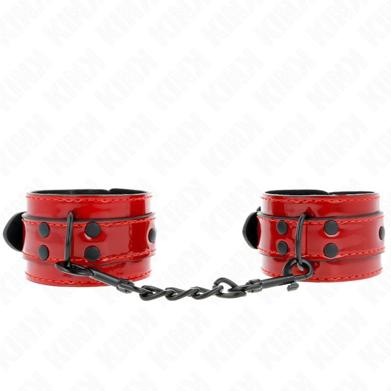 KINK - DONKERRODE POLSBANDJES 23 X 5 CM