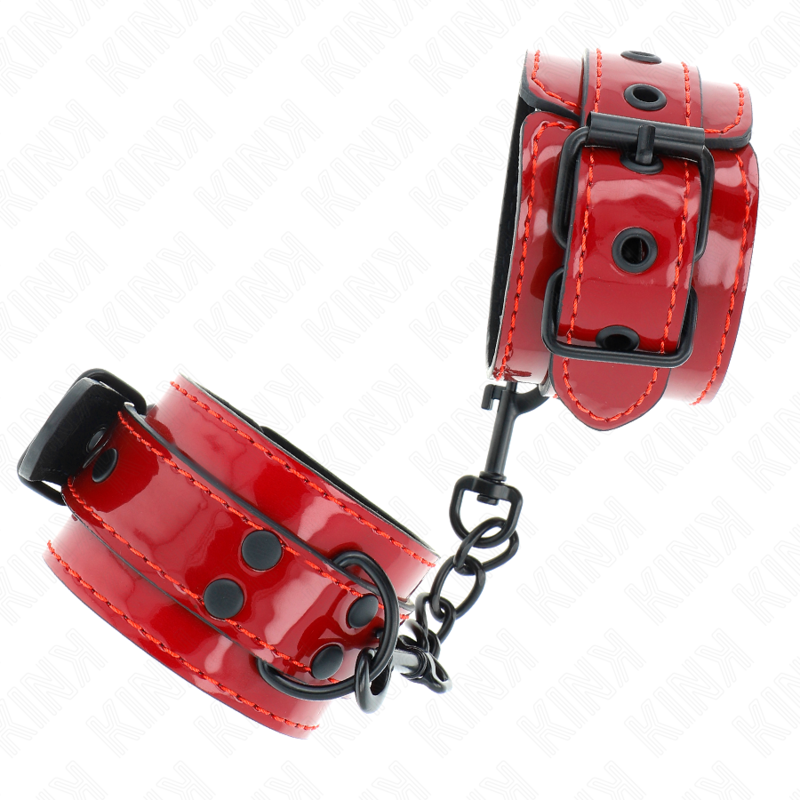 KINK - DONKERRODE POLSBANDJES 23 X 5 CM