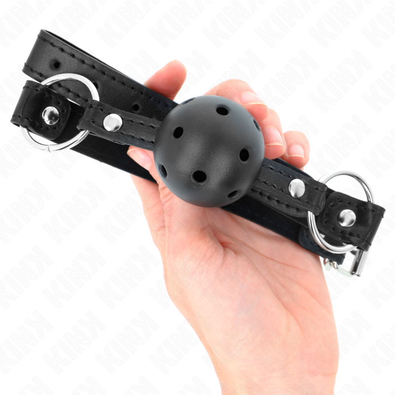 KINK - 4,5 CM ZWARTE HARDE HOLLE BOL KLEM MODEL 1 63,5 X 2 CM