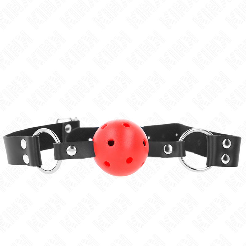 KINK - BALL GRIP 4 CM ADEMEND MET DUBBELE RODE KLINKNAGEL 62 x 2,5 CM VERSTELBAAR 42-58 CM