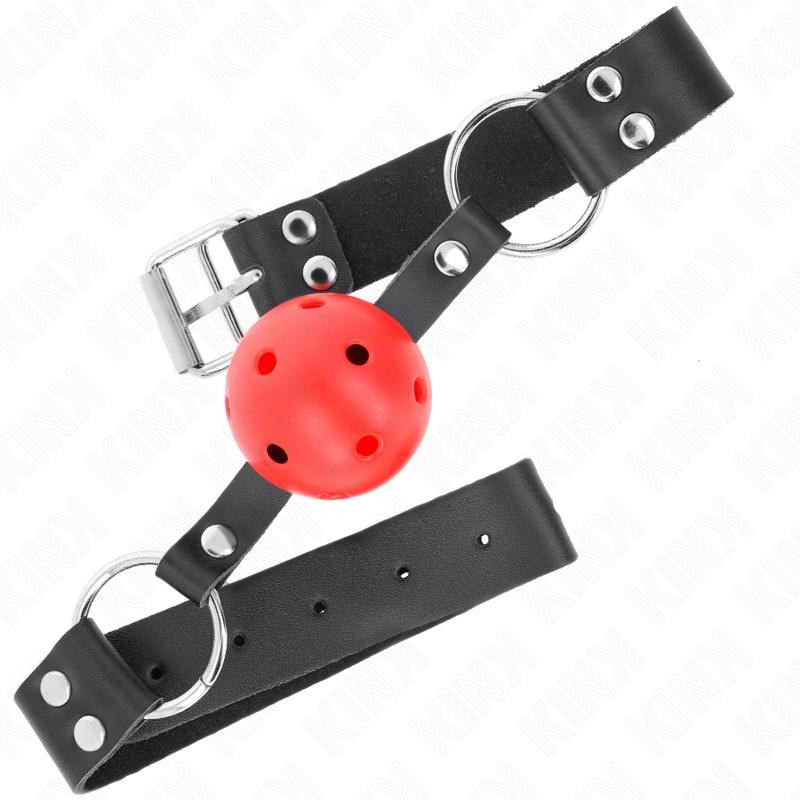 KINK - BALL GRIP 4 CM ADEMEND MET DUBBELE RODE KLINKNAGEL 62 x 2,5 CM VERSTELBAAR 42-58 CM