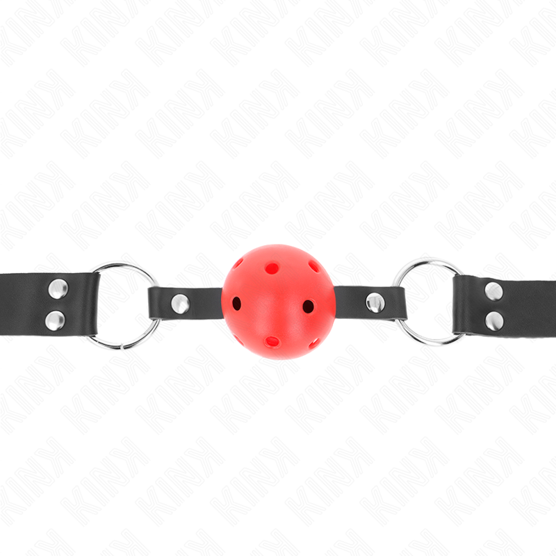 KINK - BALL GRIP 4 CM ADEMEND MET DUBBELE RODE KLINKNAGEL 62 x 2,5 CM VERSTELBAAR 42-58 CM