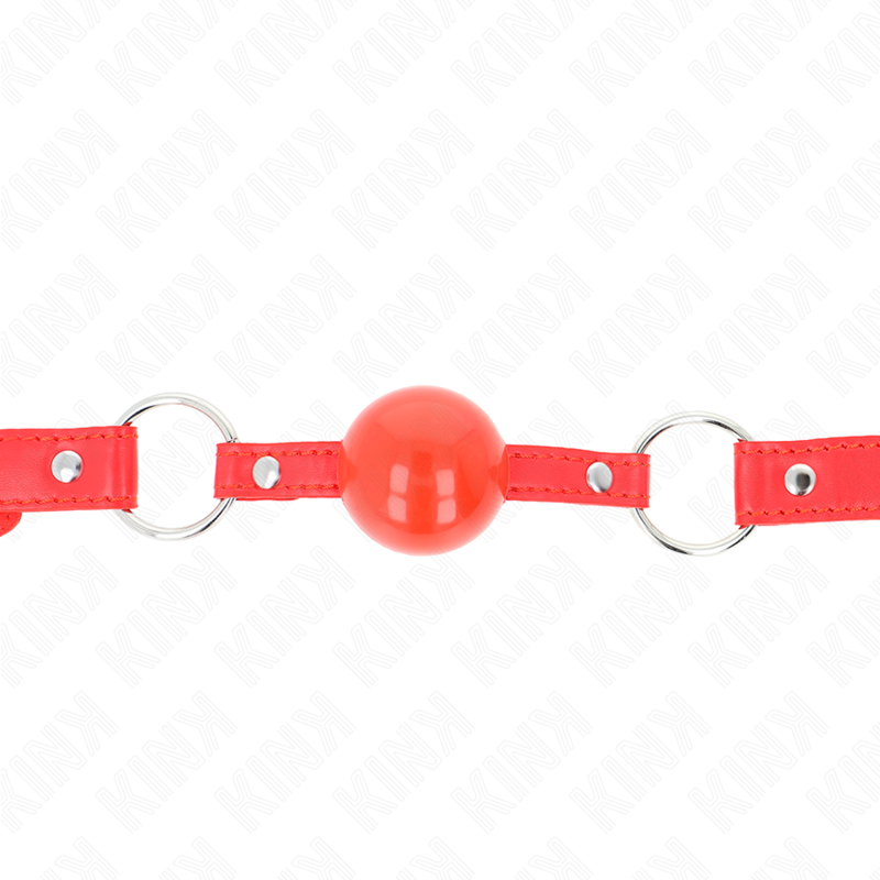 KINK - 4 CM TPE KOGELKLEM MET ROOD SLOT 60 x 2 CM