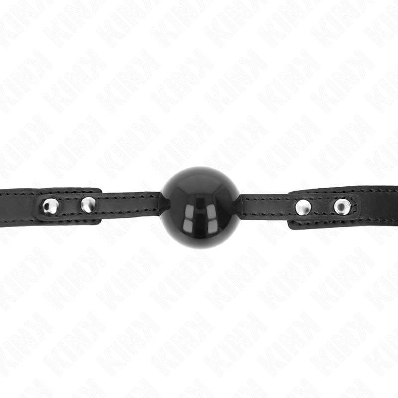 KINK - BALL GAG 4 CM SOFT TPE MODEL 3 60 x 2 CM VERSTELBAAR 37-52 CM