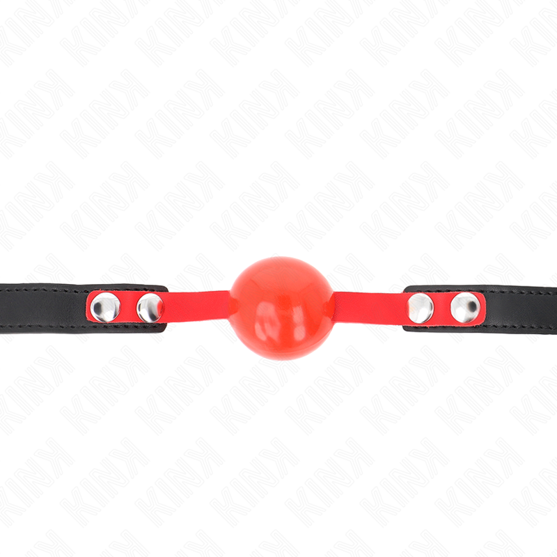 KINK - BALL GAG 4 CM SOFT TPE MODEL 4 60 x 2 CM VERSTELBAAR 37-52 CM