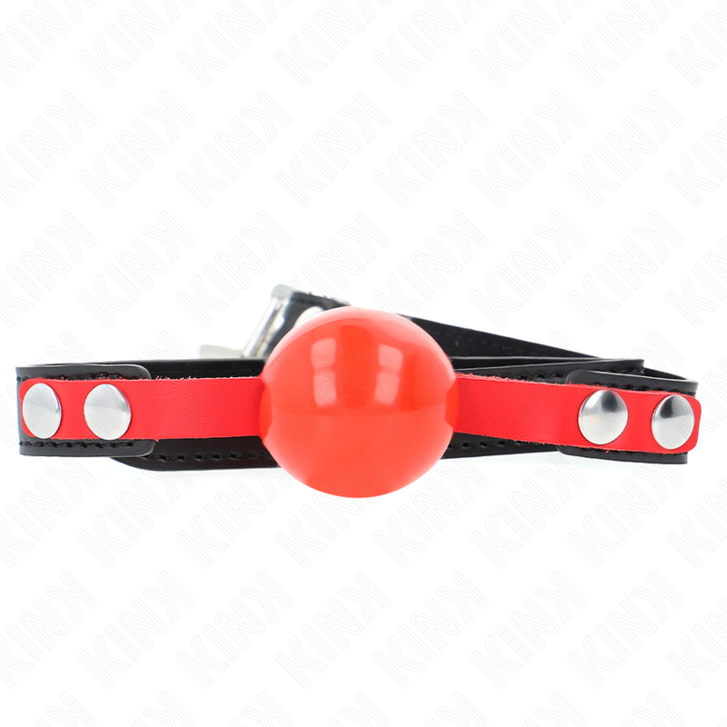 KINK - BALL GAG 4 CM SOFT TPE MODEL 4 60 x 2 CM VERSTELBAAR 37-52 CM