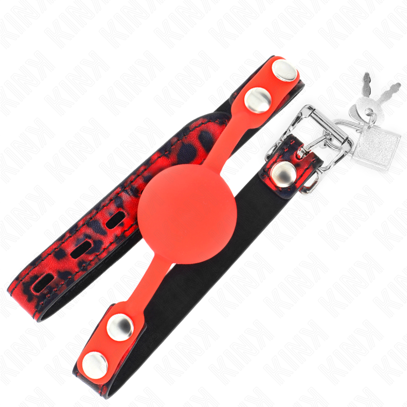 KINK - 4 CM SILICONEN KOGELKLEM MODEL 2 MET SLOT 60 x 2 CM