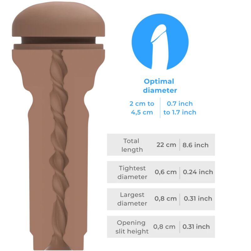 KIIROO - FEEL STROKER EXTRA STRAKKE MULATTO ACHTERAS MASTURBATOR
