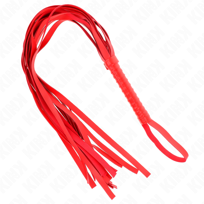 KINK - RODE 70 CM LANGE STAART EN KORTE HANDGREEP ZWEEP