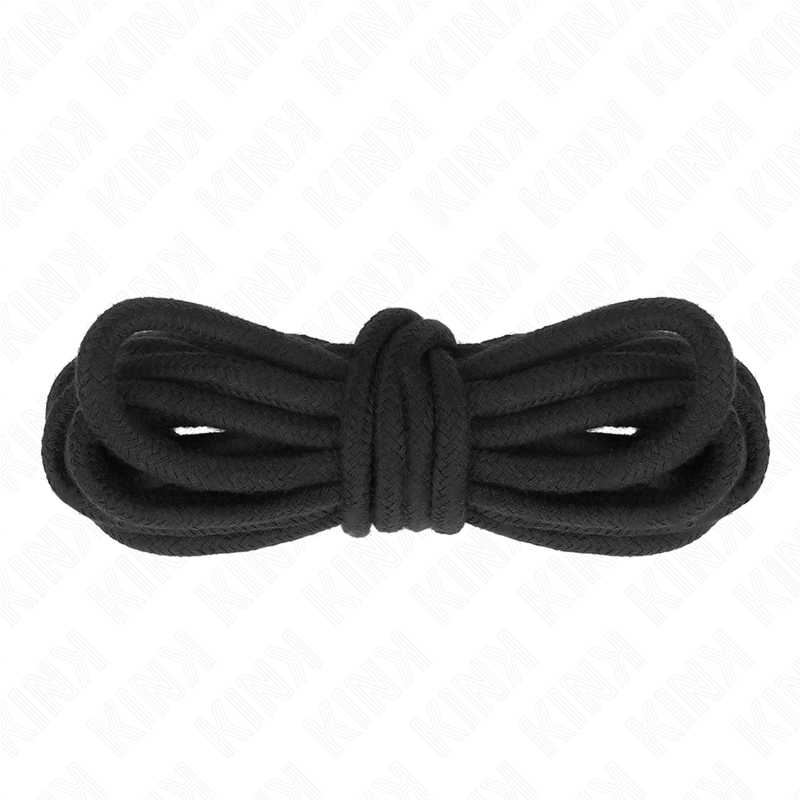 KINK - 10 METER ZWART KATOENEN TOUW
