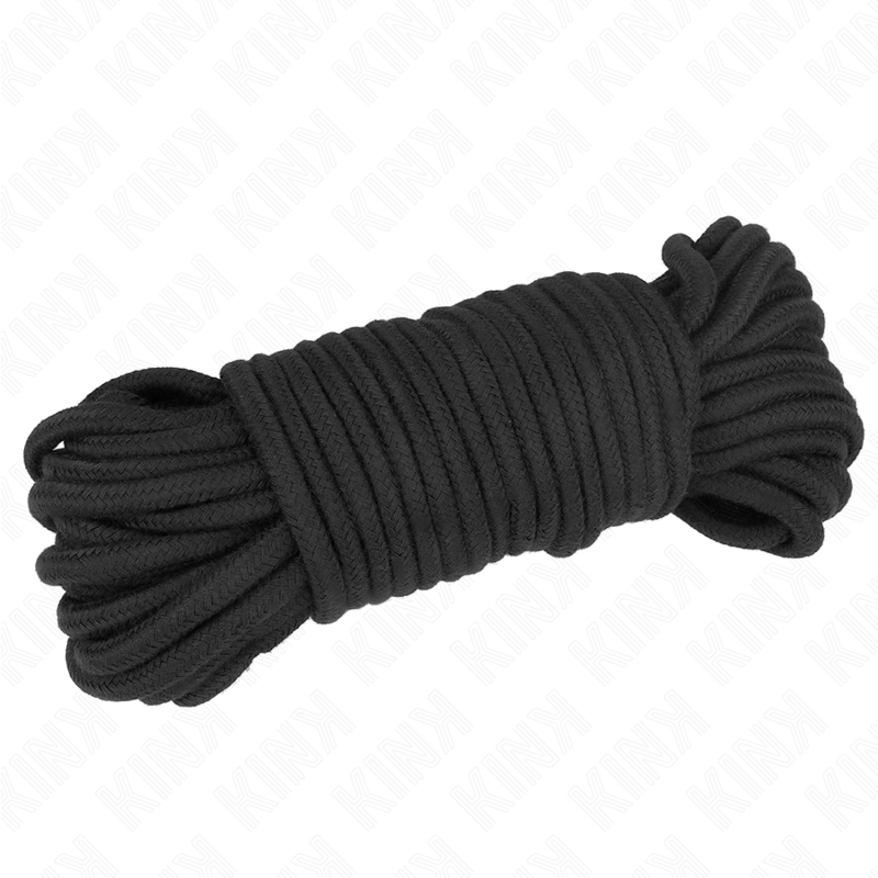KINK - 20 METER ZWART KATOENEN TOUW