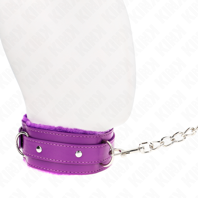 KINK - 65 CM LIJNHALSBAND MET BEPERKINGEN, PAARS, VERSTELBAAR 36-42 CM X 5,5 CM