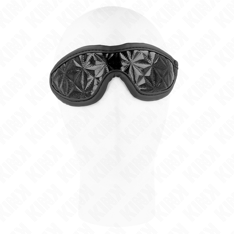 KINK - ZWARTE DIAMANTPATRONEN HOOFDBAND 20,5 x 6 CM