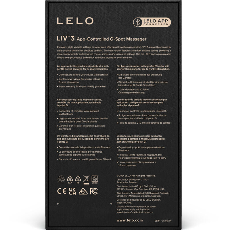 LELO - LIV™ 3 ROZE G-SPOT STIMULATOR