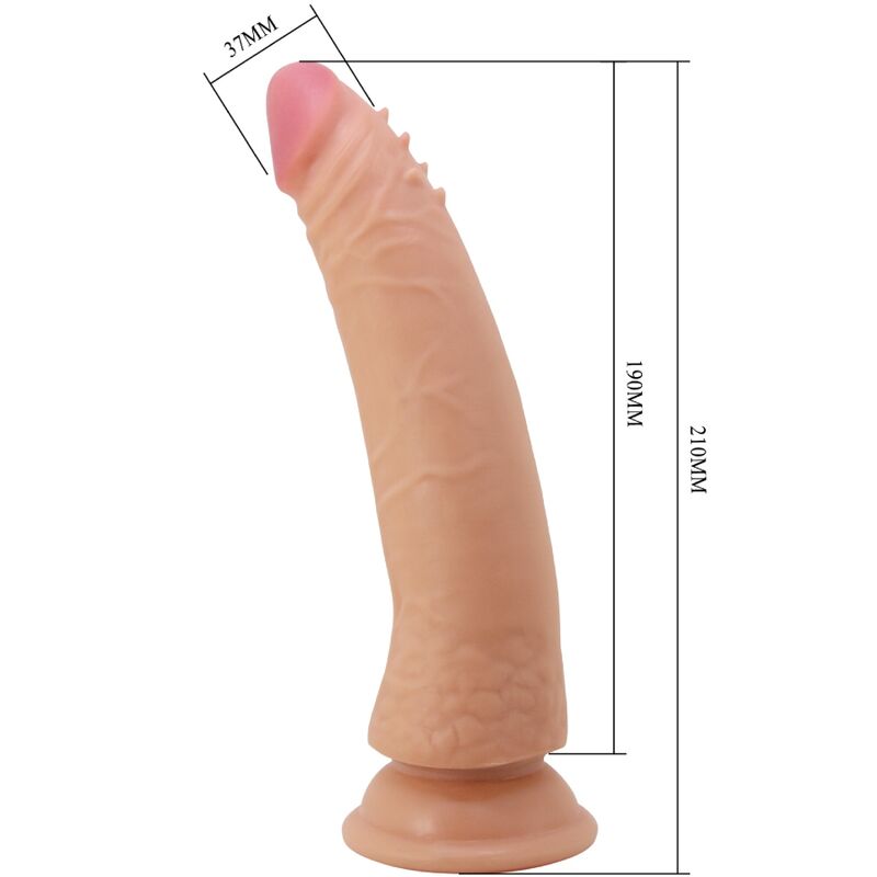 PRETTY LOVE - KABEL SUPER REALISTISCHE PENIS 21 CM NATUURLIJK
