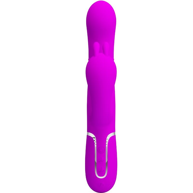 PRETTY LOVE - CAMMY TRIPLE MULTIFUNCTIONELE VIBRATOR 4 IN 1 ROZE
