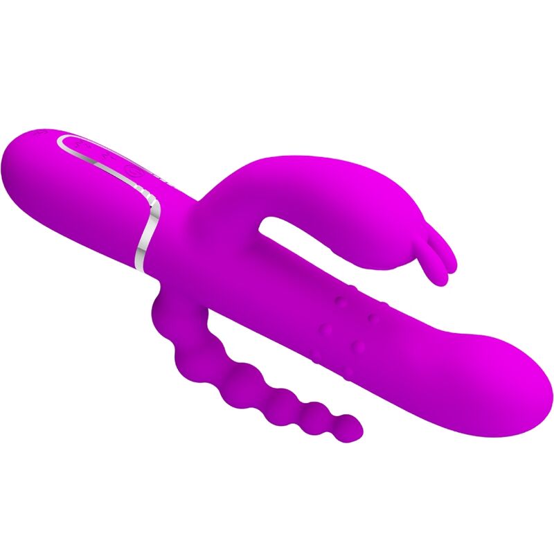 PRETTY LOVE - CAMMY TRIPLE MULTIFUNCTIONELE VIBRATOR 4 IN 1 ROZE