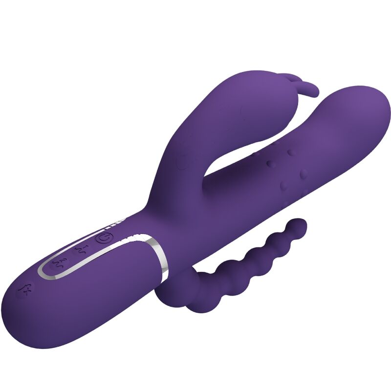 PRETTY LOVE - CAMMY TRIPLE MULTIFUNCTIONELE VIBRATOR 4 IN 1 PAARS