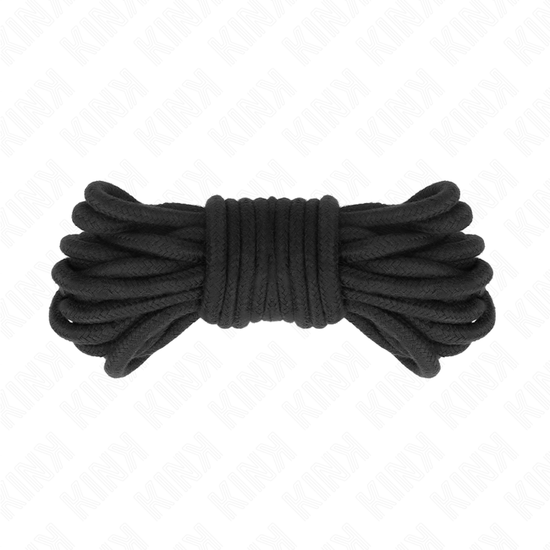 KINK - 5 METER ZWART KATOENEN TOUW