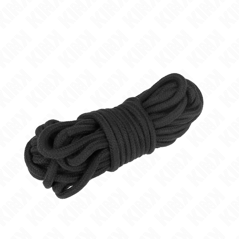 KINK - 5 METER ZWART KATOENEN TOUW