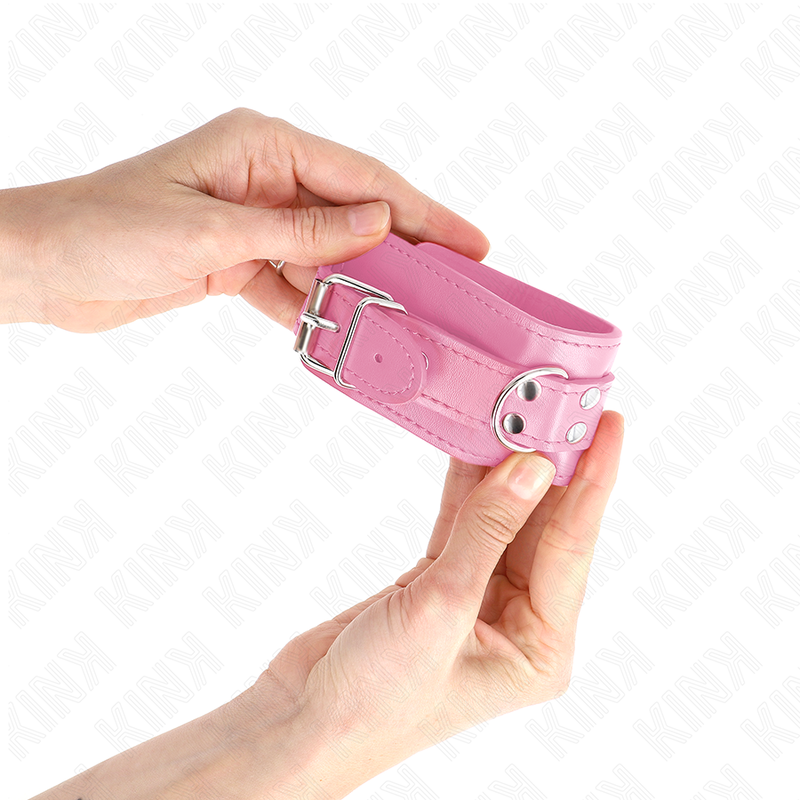 KINK - EENVOUDIGE ROZE VERSTELBARE POLSBANDJES 20-23 CM X 5,5 CM