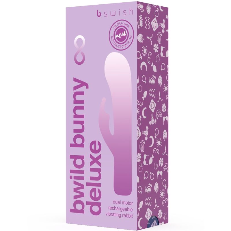 B SWISH - BWILD BUNNY INFINITE DELUXE KONIJNENVIBRATOR 10 VIBRATIES PAARS