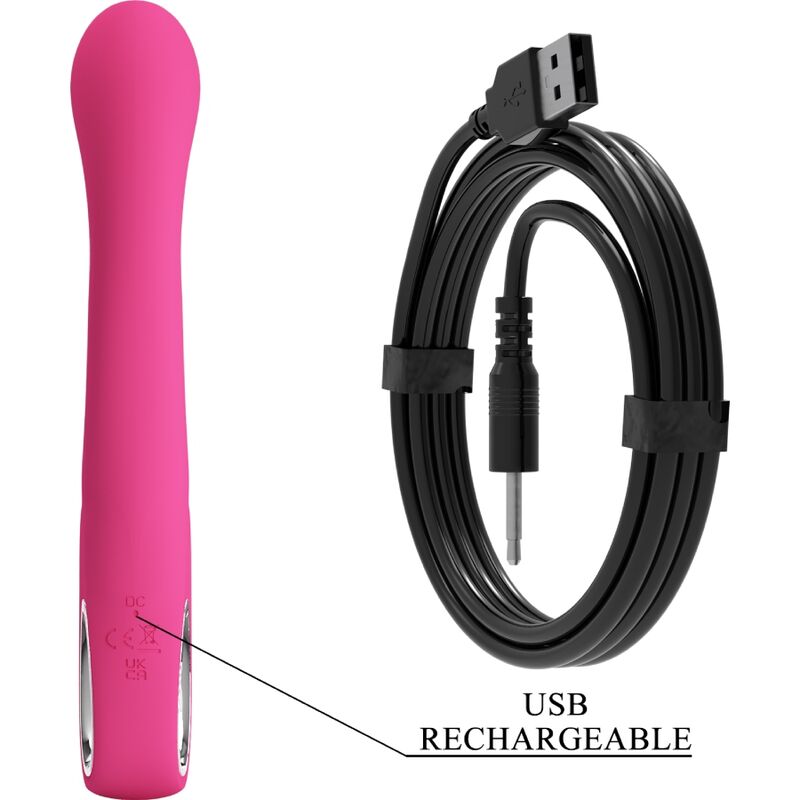 PRETTY LOVE - NOVAK RABBIT VIBRATOR 12 VIBRATIES ROZE