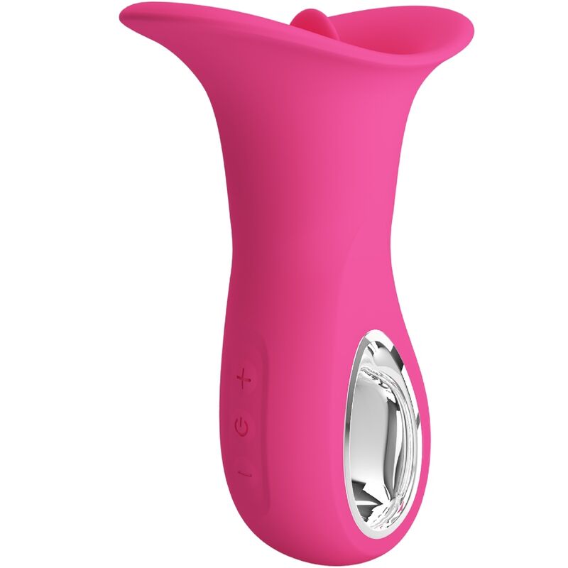 PRETTY LOVE - CLYDE ORALE VIBRATOR TONGVIBRATOR 12 VIBRATIES ROZE