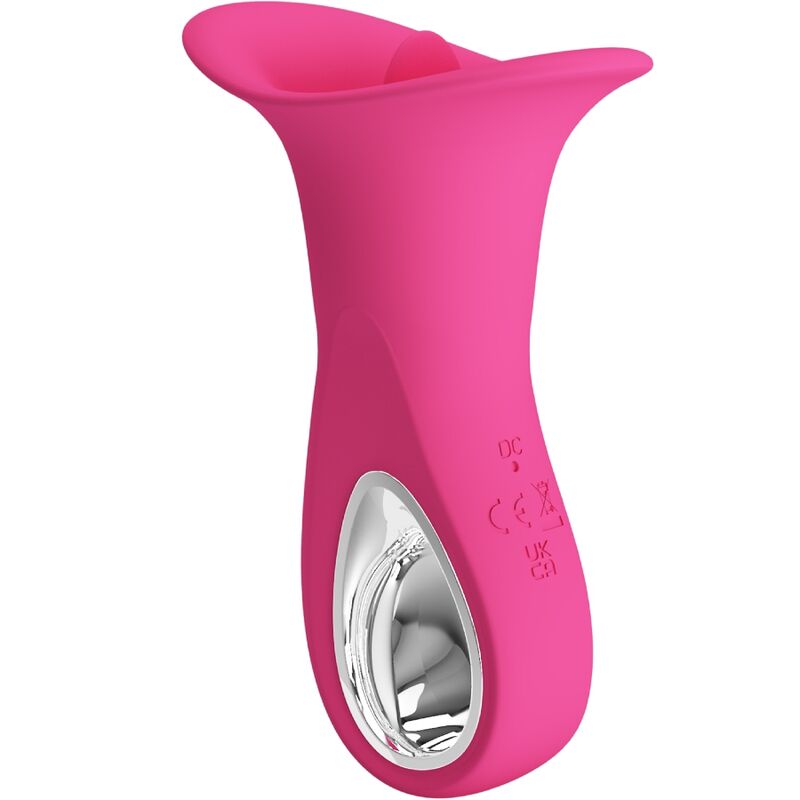 PRETTY LOVE - CLYDE ORALE VIBRATOR TONGVIBRATOR 12 VIBRATIES ROZE