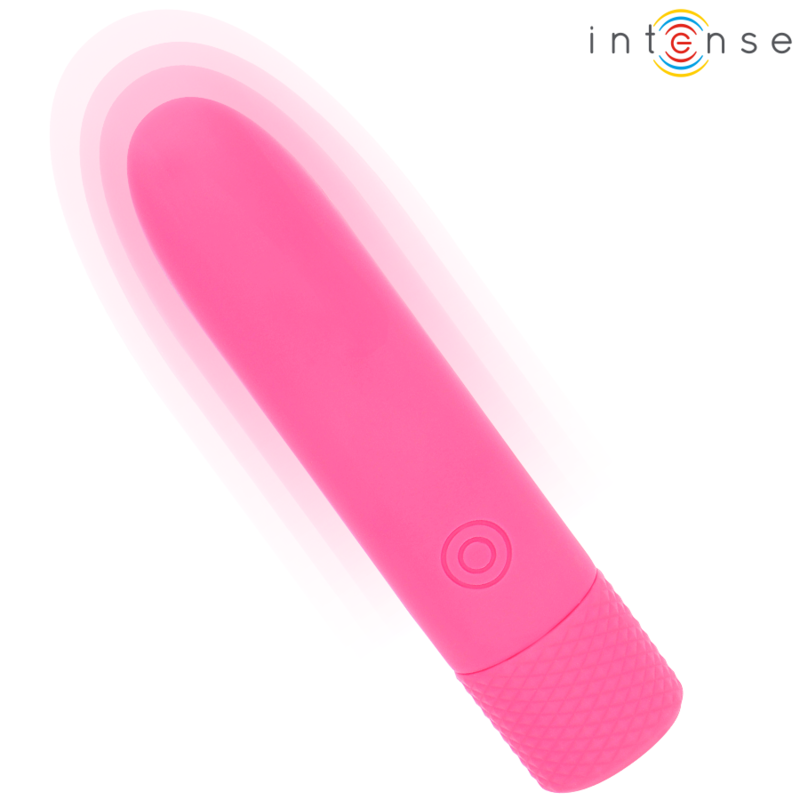 INTENSE - SYMONE USB OPLAADBARE VIBRATIEBOL 8 VIBRATIES ROZE 10 X 2,2 CM