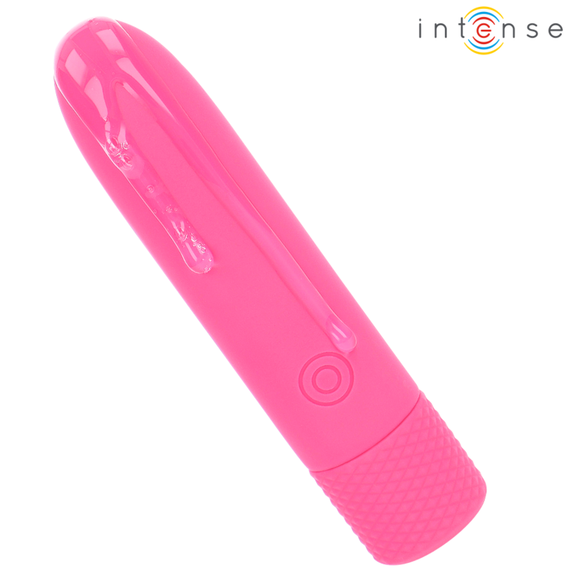 INTENSE - SYMONE USB OPLAADBARE VIBRATIEBOL 8 VIBRATIES ROZE 10 X 2,2 CM