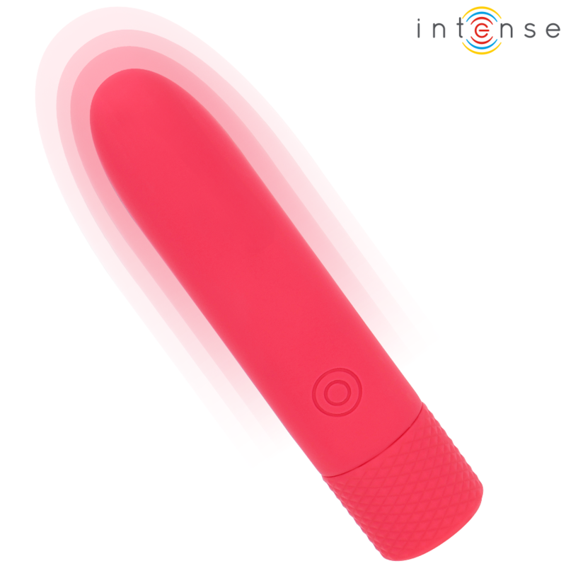 INTENSE - SYMONE USB OPLAADBARE VIBRATIEBOL 8 VIBRATIES ROOD 10 X 2,2 CM